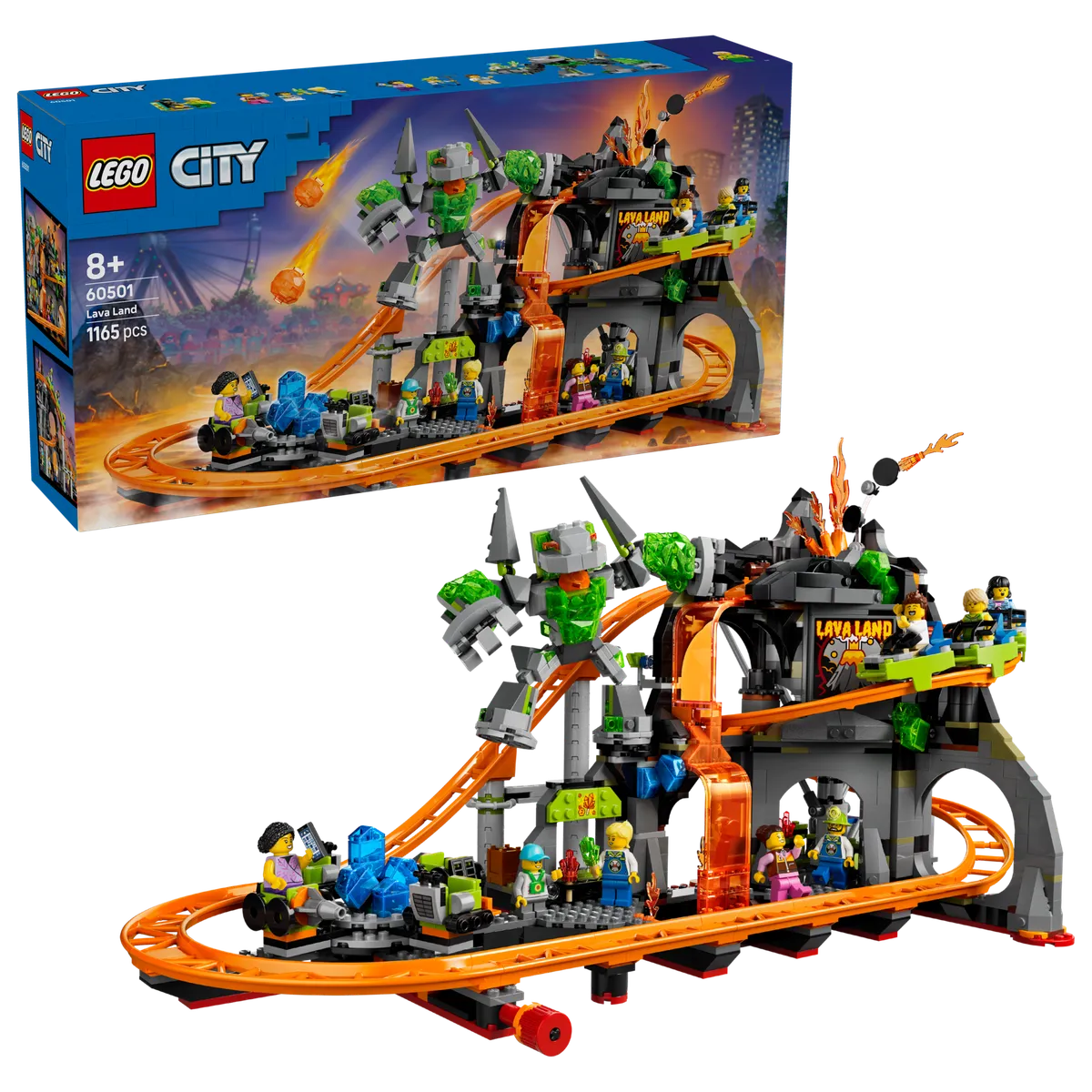 LEGO Lava Land Roller Coaster Park (60501) - Bild 5