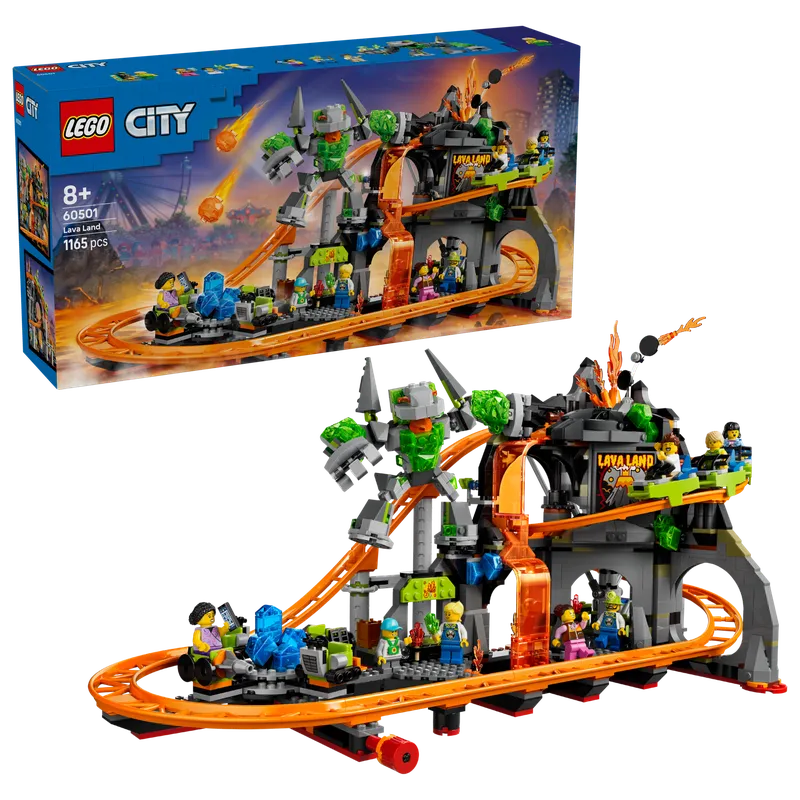 Lava Land Roller Coaster Park van LEGO – productfoto 2 van 12