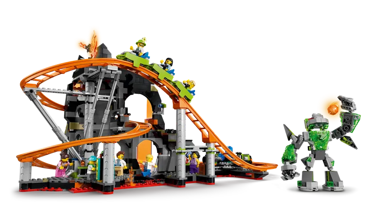 Lava Land Roller Coaster Park van LEGO – productfoto 4 van 12