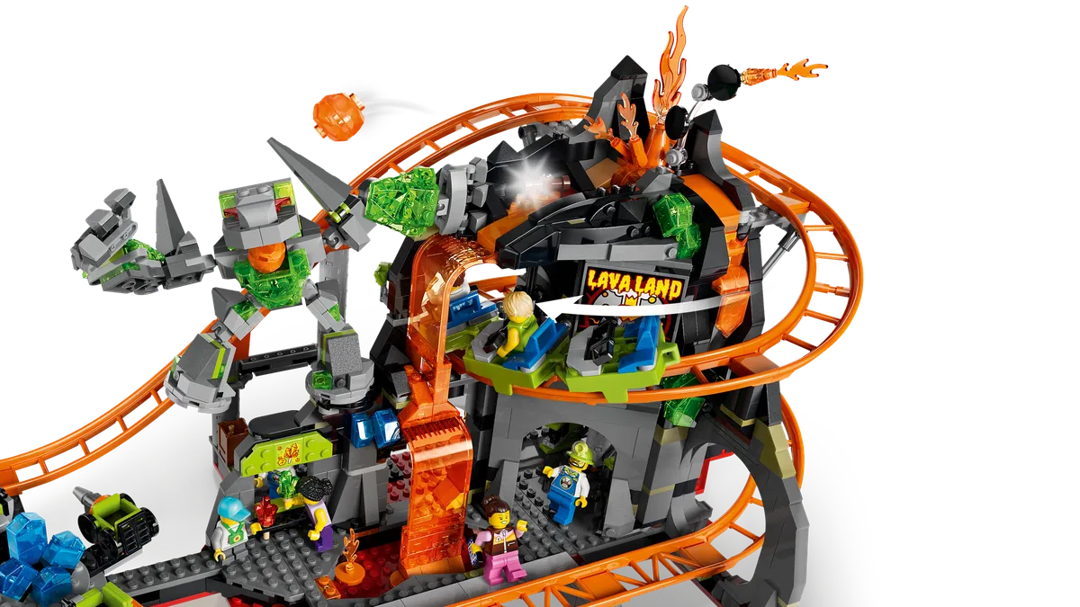 LEGO Lava Land Roller Coaster Park (60501) - Bild 3