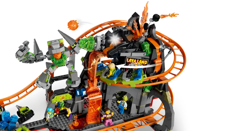 Lava Land Roller Coaster Park van LEGO – productfoto 5 van 12