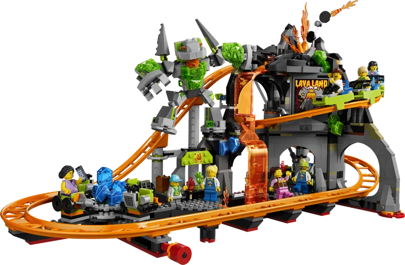 LEGO 60501 Lava Land Roller Coaster Park, 1.165 stenen