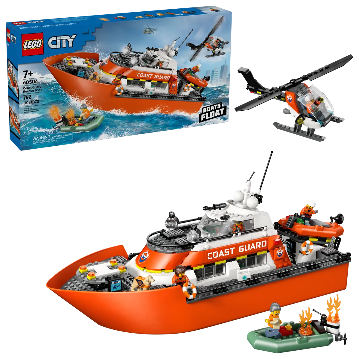 LEGO Coast Guard Rescue Boat & Helicopter (60504) - Bild 5