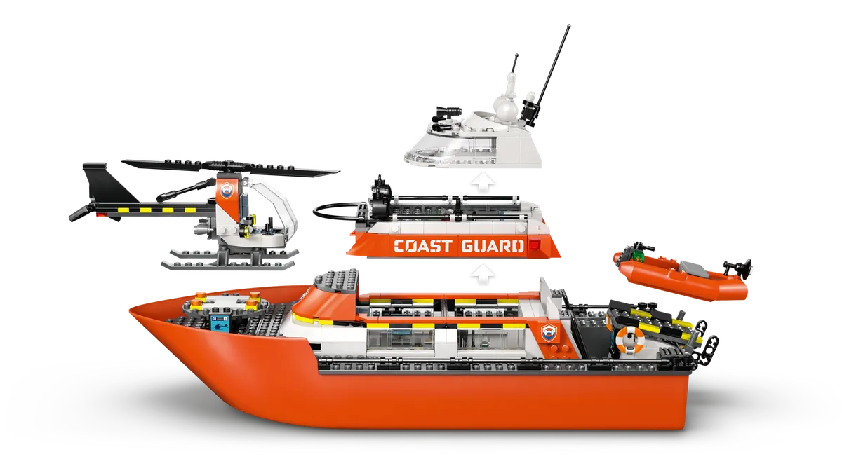 LEGO Coast Guard Rescue Boat & Helicopter (60504) - Bild 1