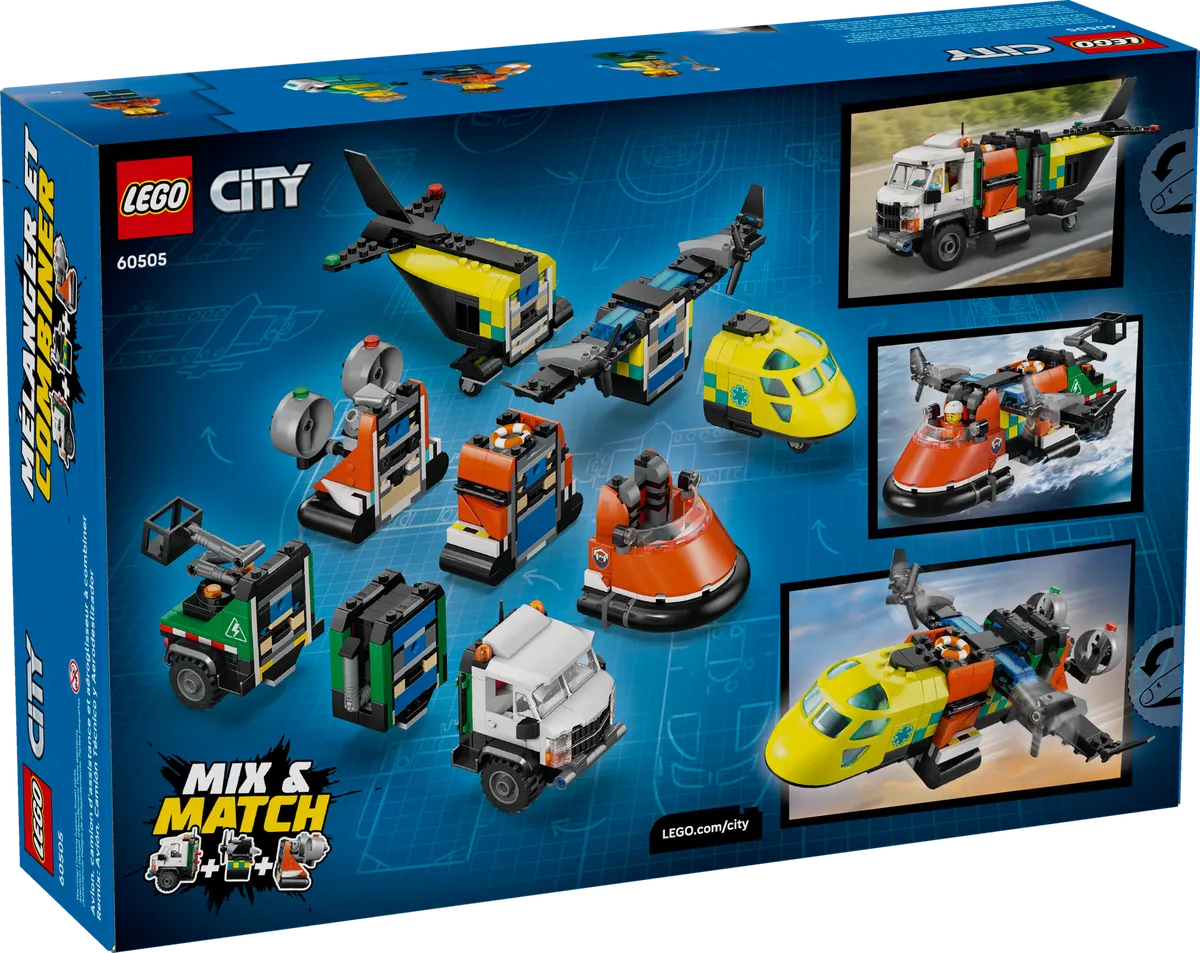 LEGO Airplane, Service Truck & Hovercraft Remix (60505) - Bild 11