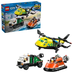 LEGO Airplane, Service Truck & Hovercraft Remix (60505) - afbeelding 1