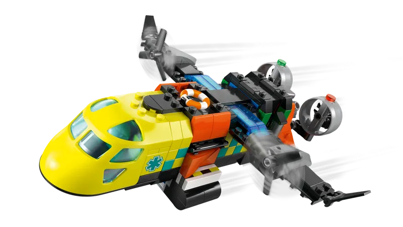 LEGO 60505 Airplane, Service Truck & Hovercraft Remix detail image
