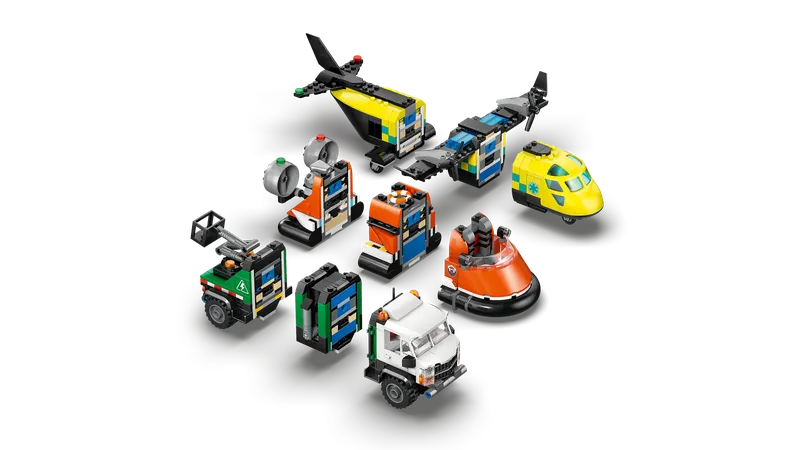 Airplane, Service Truck & Hovercraft Remix by LEGO – product photo 6 of 12