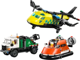 LEGO Airplane, Service Truck & Hovercraft Remix (60505)