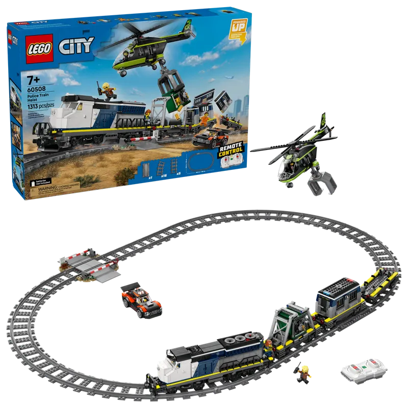 Overval op politietrein van LEGO – productfoto 2 van 18