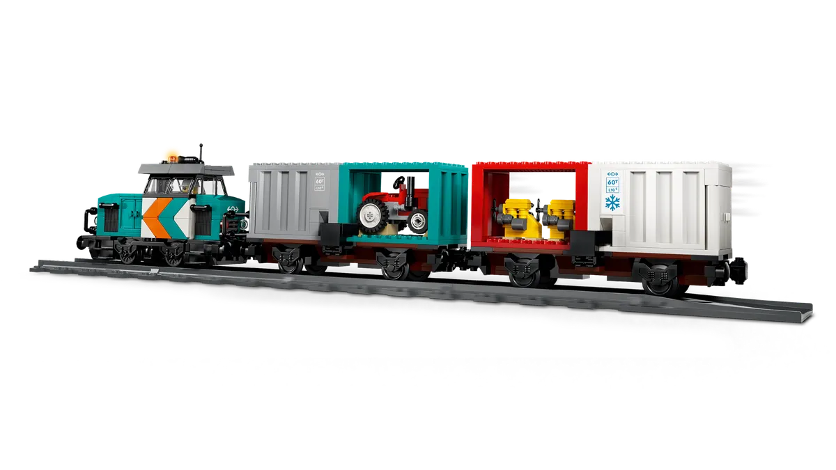 LEGO Harbor Freight Train with Crane & Truck (60509) - Bild 2