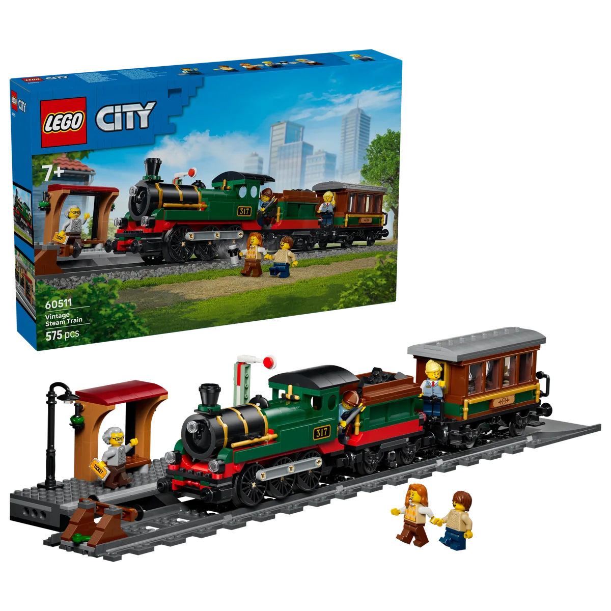 LEGO Vintage Steam Train (60511) - Bild 5