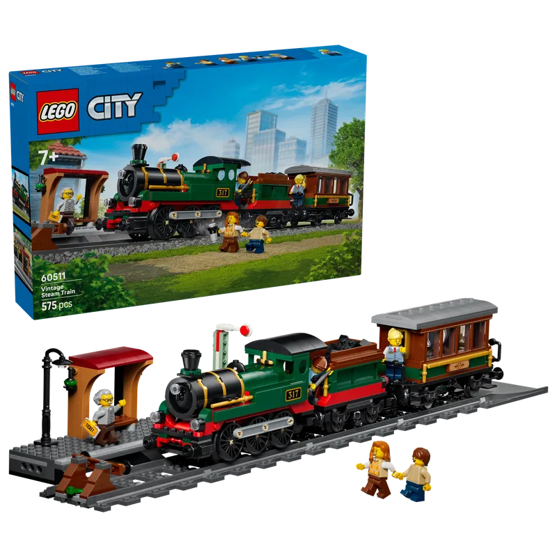 Vintage Steam Train fra LEGO – produktbillede 2 af 10