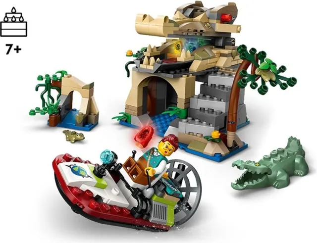 The Lost Crocodile Temple van LEGO – productfoto
