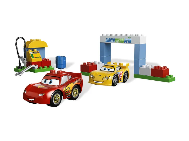 LEGO 6133 Race Day: Duplo Cars Racing voor Kleine Bouwers