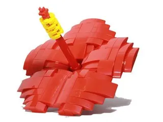 Malaysia: Bunga Raya von LEGO – Produktfoto