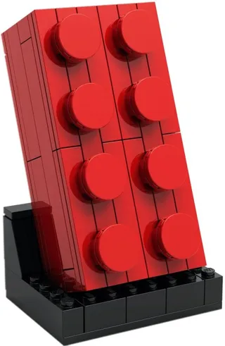 Buildable 2x4 Red Brick von LEGO – Produktfoto
