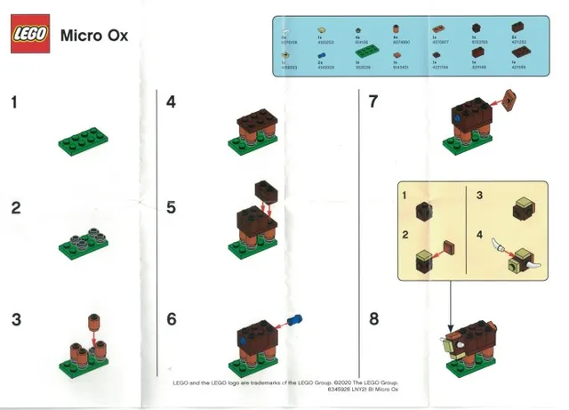 Micro Ox by LEGO – product photo