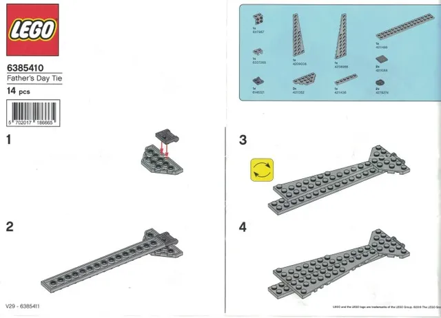 Father's Day Tie van LEGO – productfoto