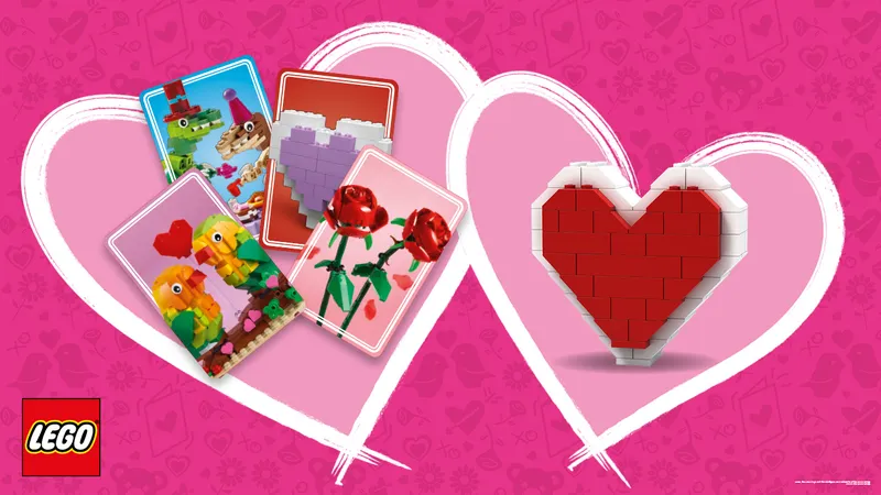 Heart-shaped Jewelry Box by LEGO – product photo