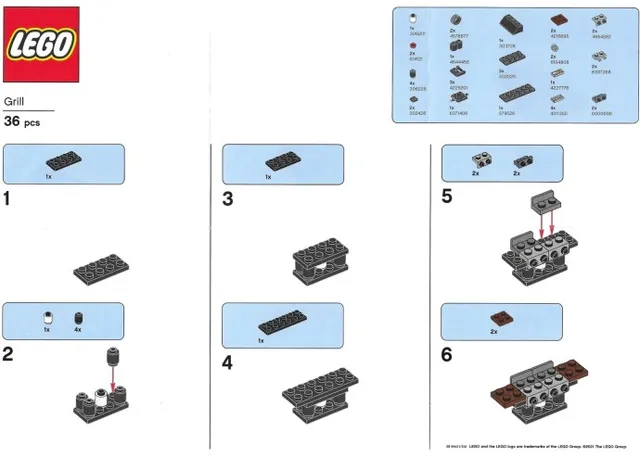 Grill von LEGO – Produktfoto