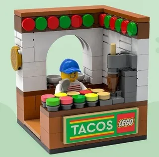 Taco stand von LEGO – Produktfoto