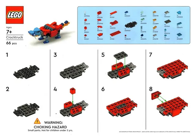 Crocktruck by LEGO – product photo