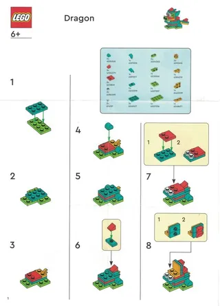 Dragon van LEGO – productfoto
