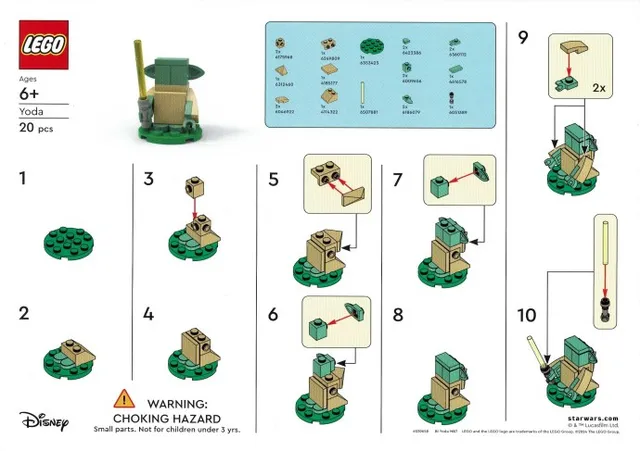 Yoda by LEGO – product photo