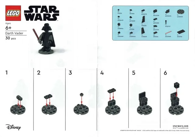 Darth Vader von LEGO – Produktfoto