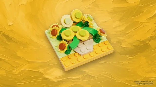 Sunflowers M&T van LEGO – productfoto