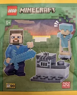 LEGO Steve with Diamond Armour (662317)