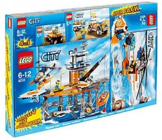 City Coast Guard Super Pack 4 in 1 de LEGO – photo du produit