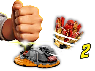 Spinjitzu Burst - Kai von LEGO – Produktfoto 5 von 11