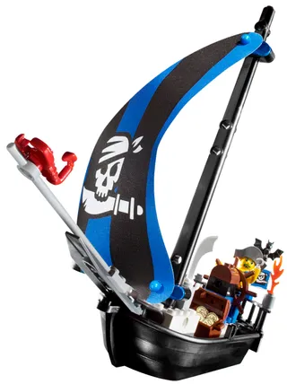 Captain Kragg's Pirate Boat van LEGO – productfoto