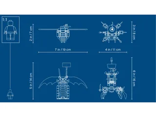 Battle-Ready Batman™ and MetalBeard van LEGO – productfoto 6 van 12