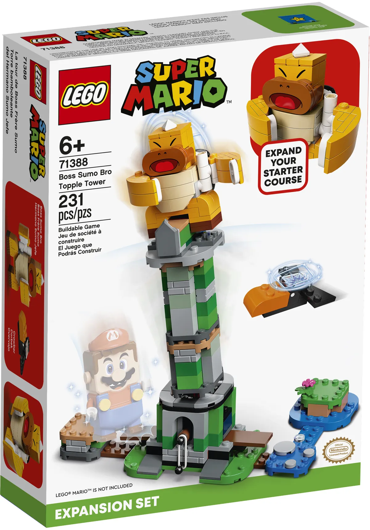 LEGO Boss Sumo Bro Topple Tower Expansion Set (71388) - Bild 7