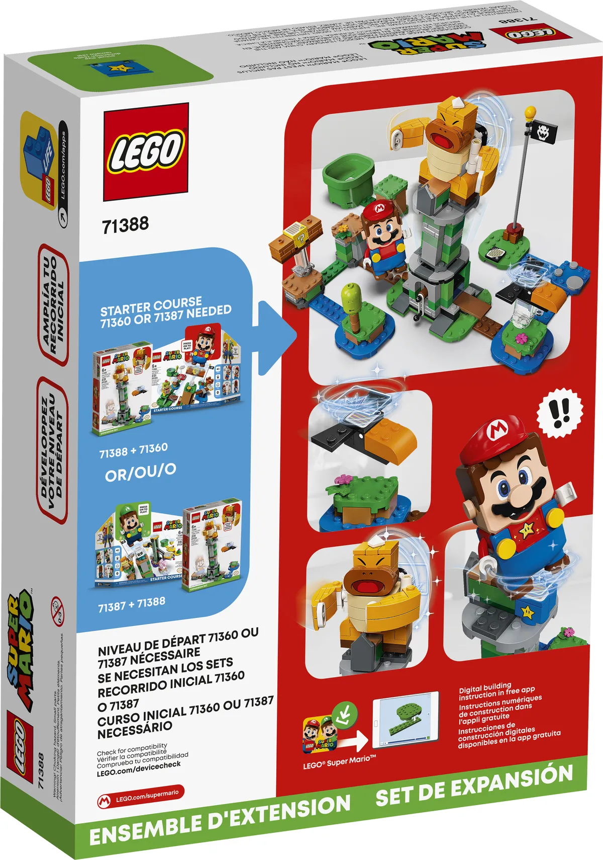 LEGO Boss Sumo Bro Topple Tower Expansion Set (71388) - Bild 8