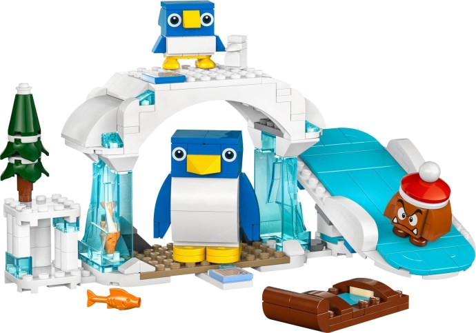 Penguin Family Snow Adventure