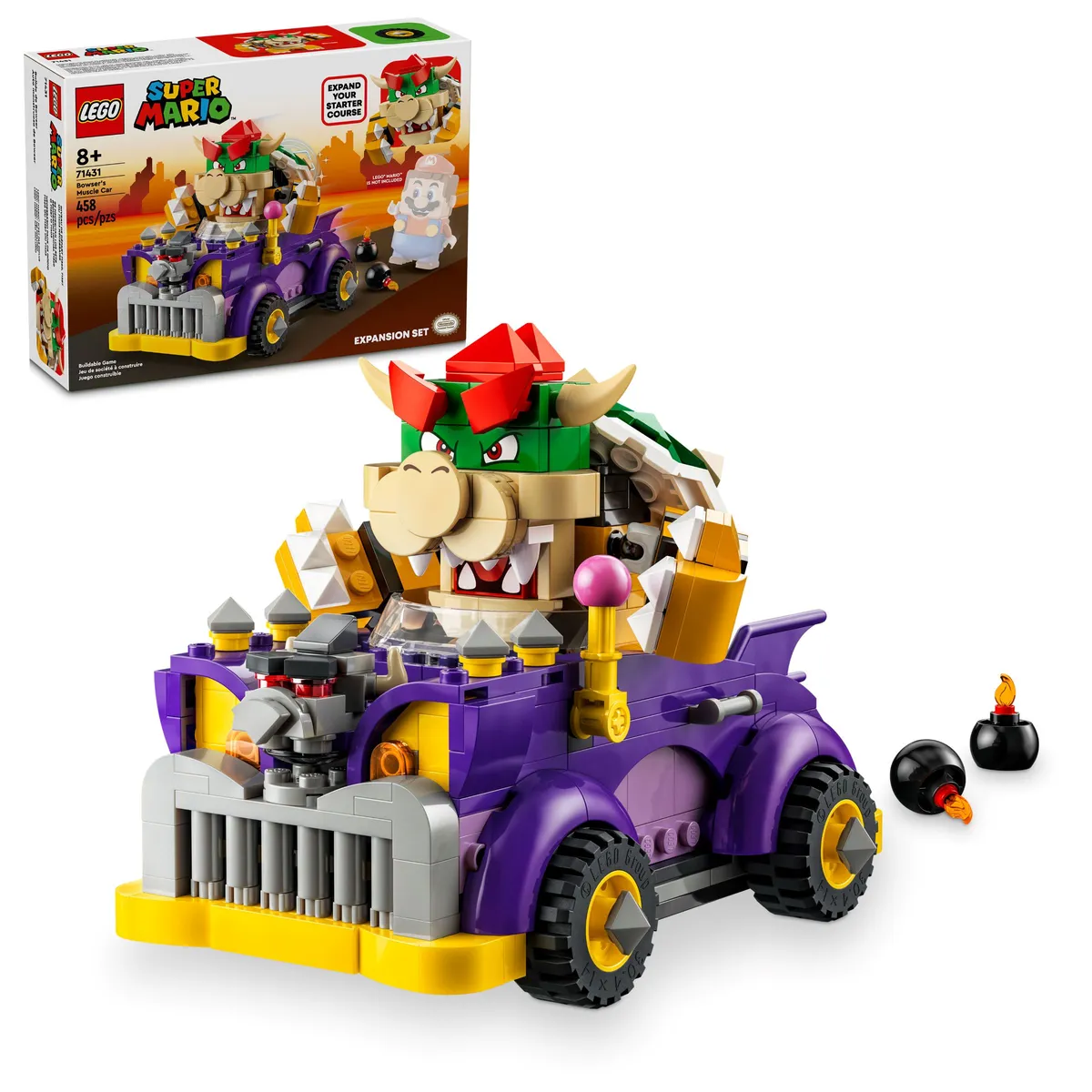 LEGO Bowser's Muscle Car Expansion Set (71431) - afbeelding 1