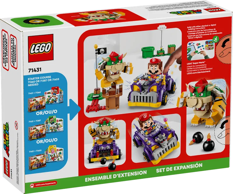 Bowser's Muscle Car Expansion Set by LEGO – product photo 5 of 8