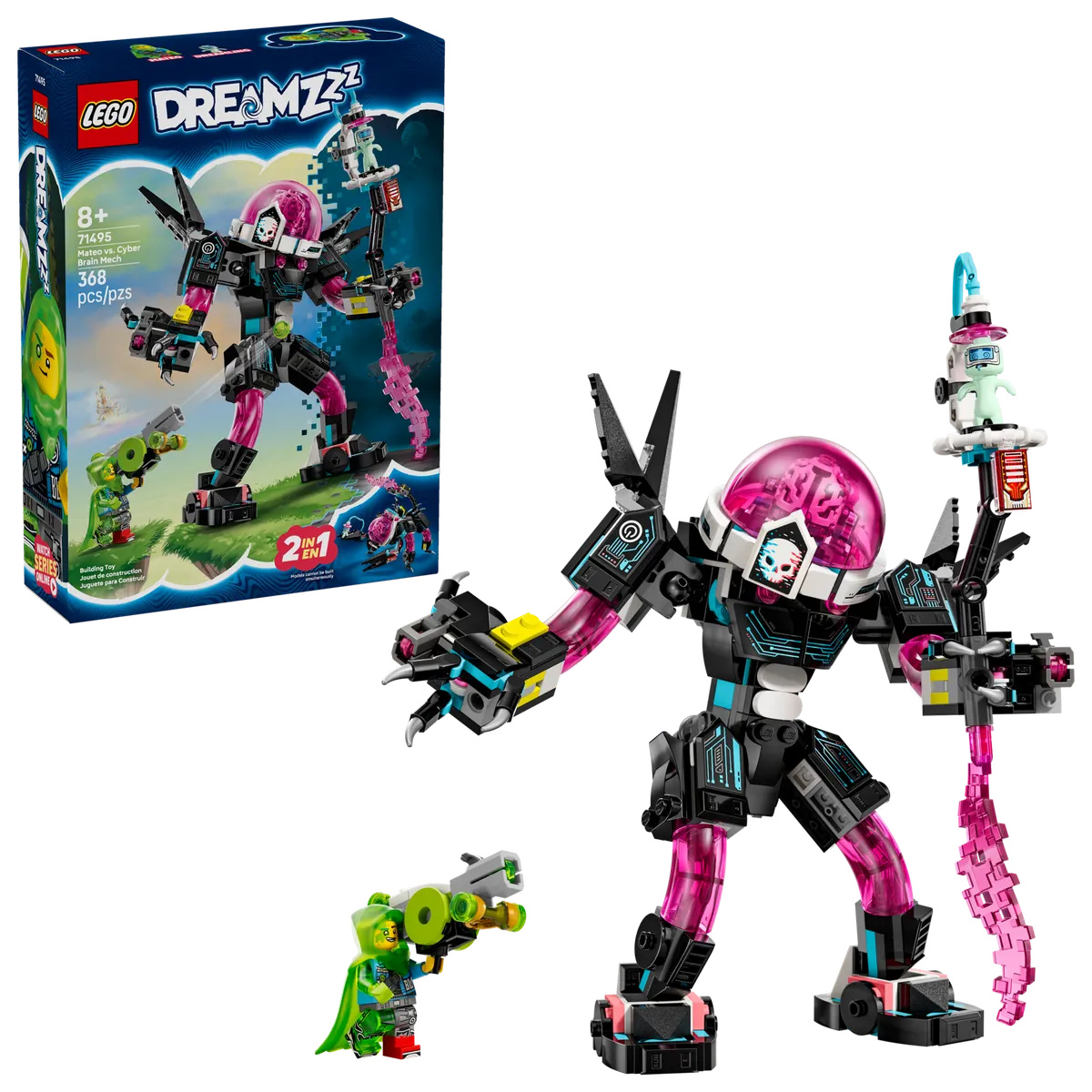 LEGO Mateo vs. Cyber Brain Mech (71495) - afbeelding 4