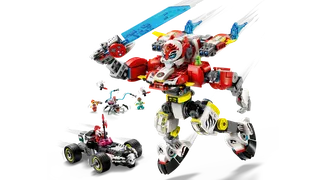 Cooper's Tiger Mech & Zero's Hot Rod Car fra LEGO – produktbillede 2 af 11
