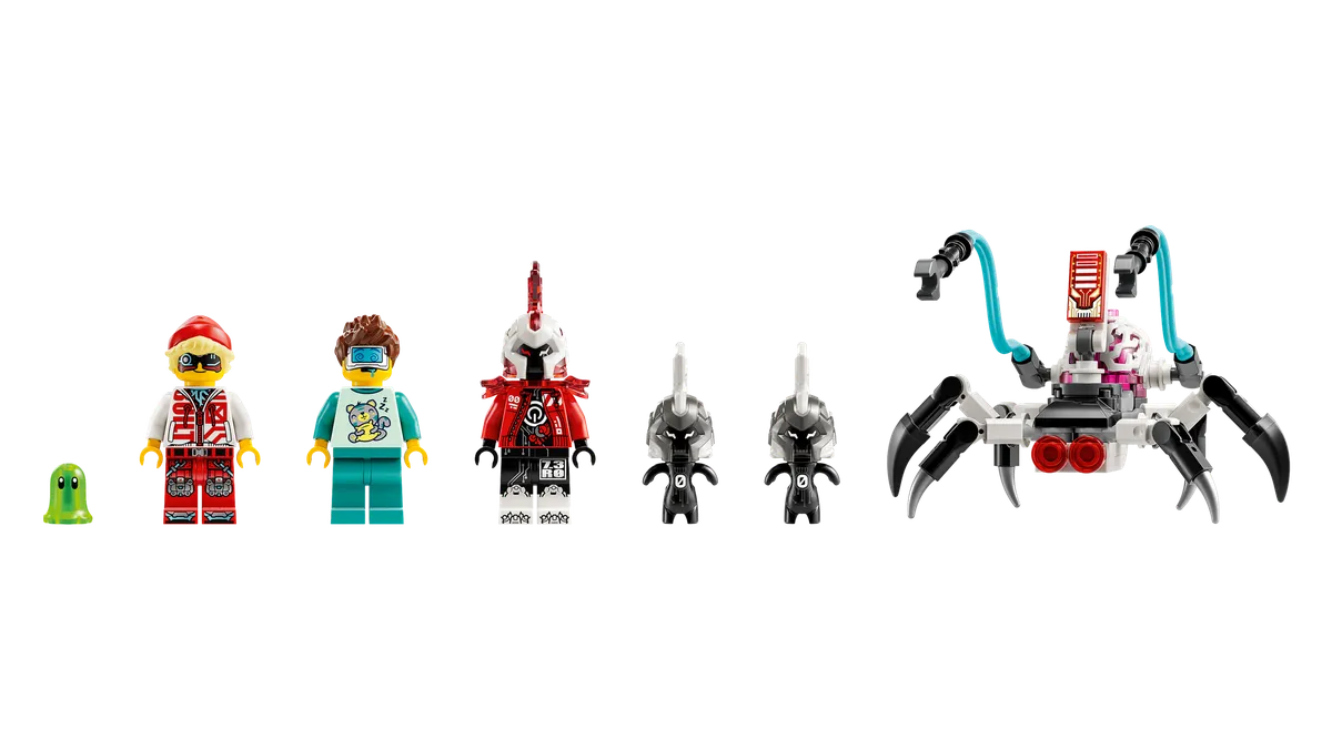 LEGO Cooper's Tiger Mech & Zero's Hot Rod Car (71497) - Bild 3