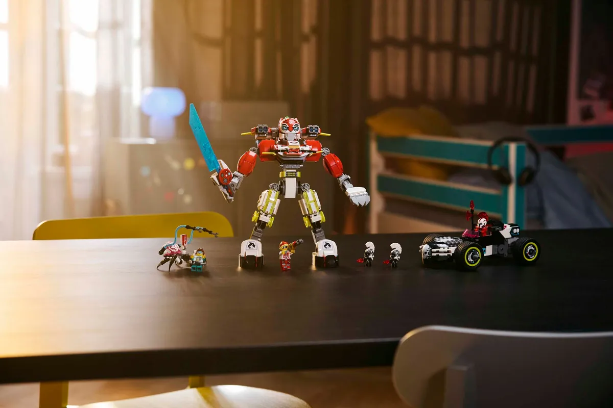 LEGO Cooper's Tiger Mech & Zero's Hot Rod Car (71497) - Bild 7