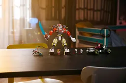 LEGO Cooper's Tiger Mech & Zero's Hot Rod Car (71497) - afbeelding 7
