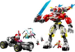 Cooper's Tiger Mech & Zero's Hot Rod Car fra LEGO – produktbillede 5 af 11