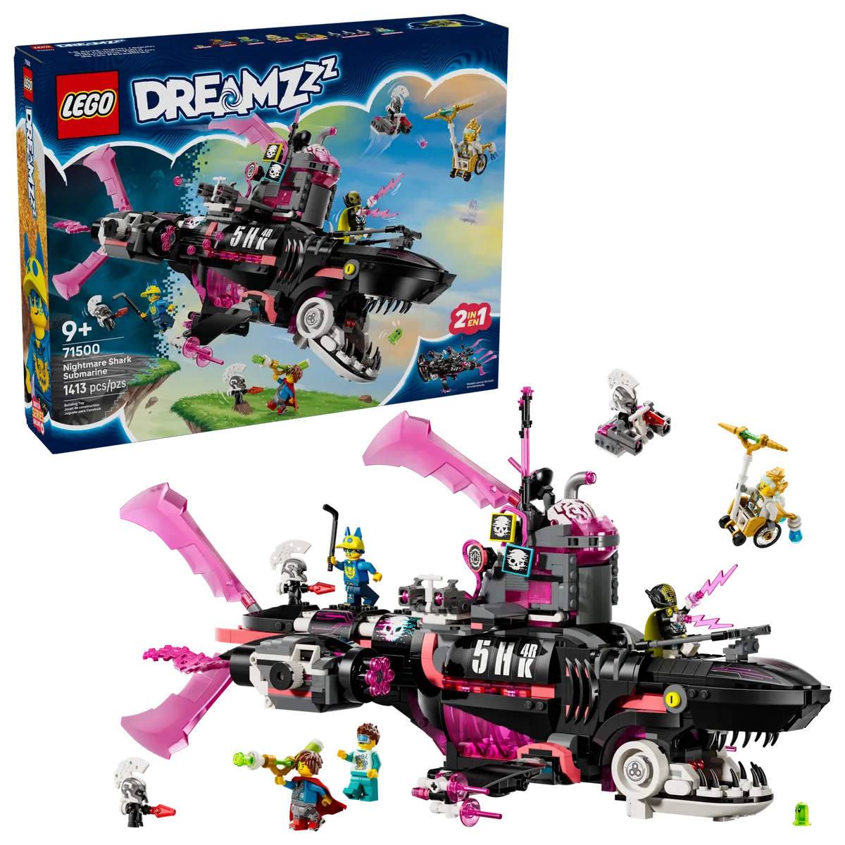LEGO Nightmare Shark Submarine (71500) - Bild 4