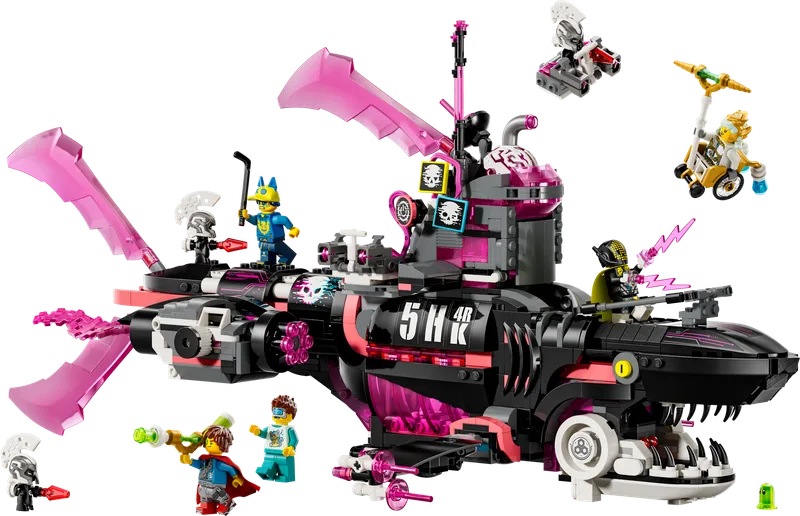 LEGO 71500 Nightmare Shark Submarine, 1.413 stenen