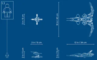 Kai Fighter van LEGO – productfoto 13 van 13